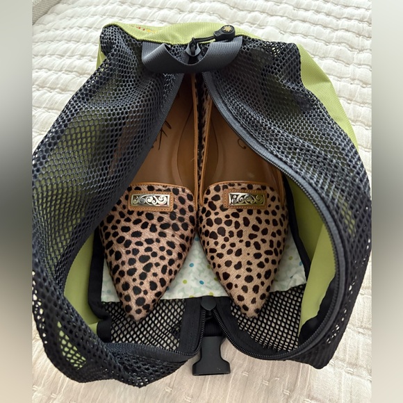 Sherpani Shoe Case Travel Luggage Organizer Bag Green Black - Picture 6 of 6